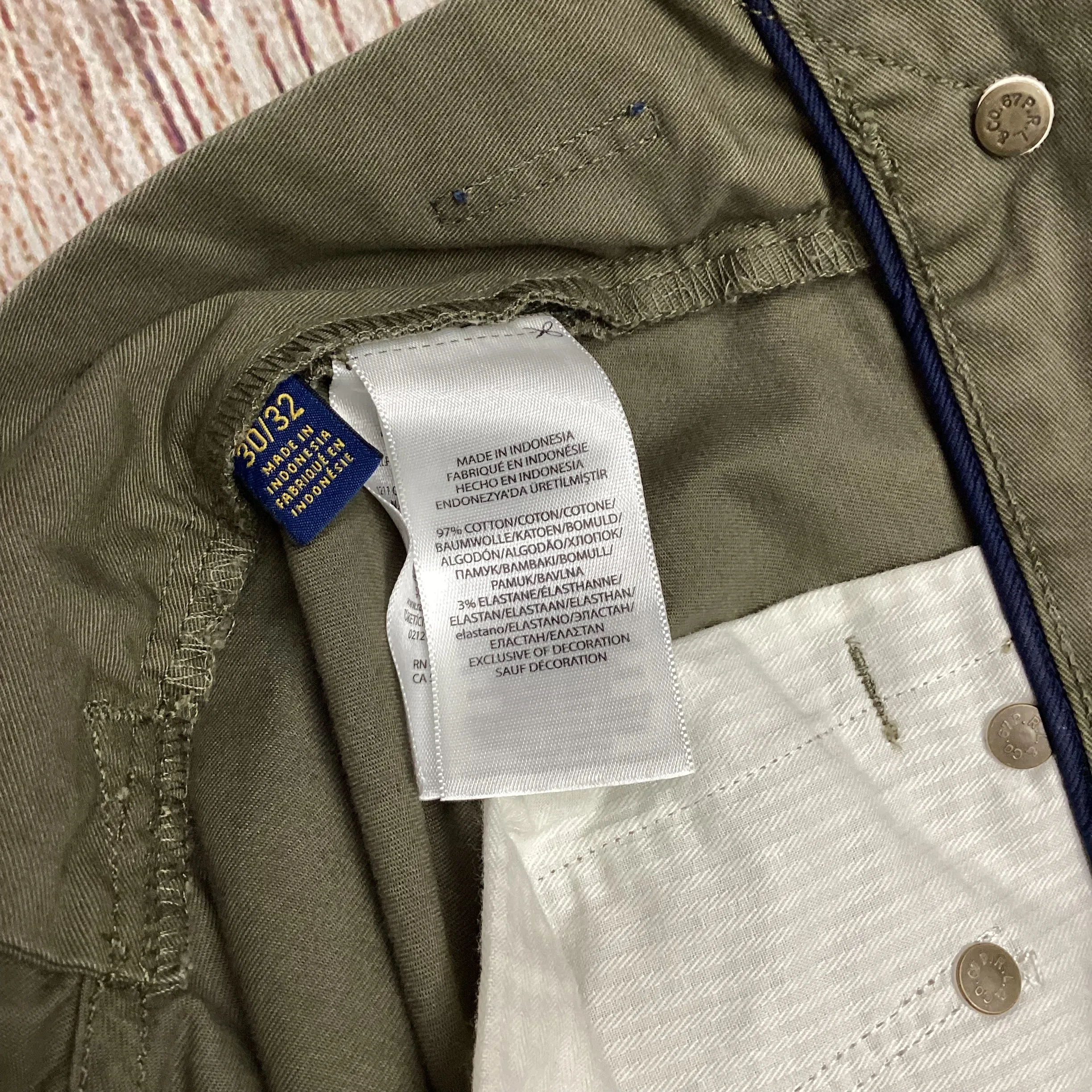 BNWT Ralph Lauren Green Slim Fit Sullivan Trousers W30 L32